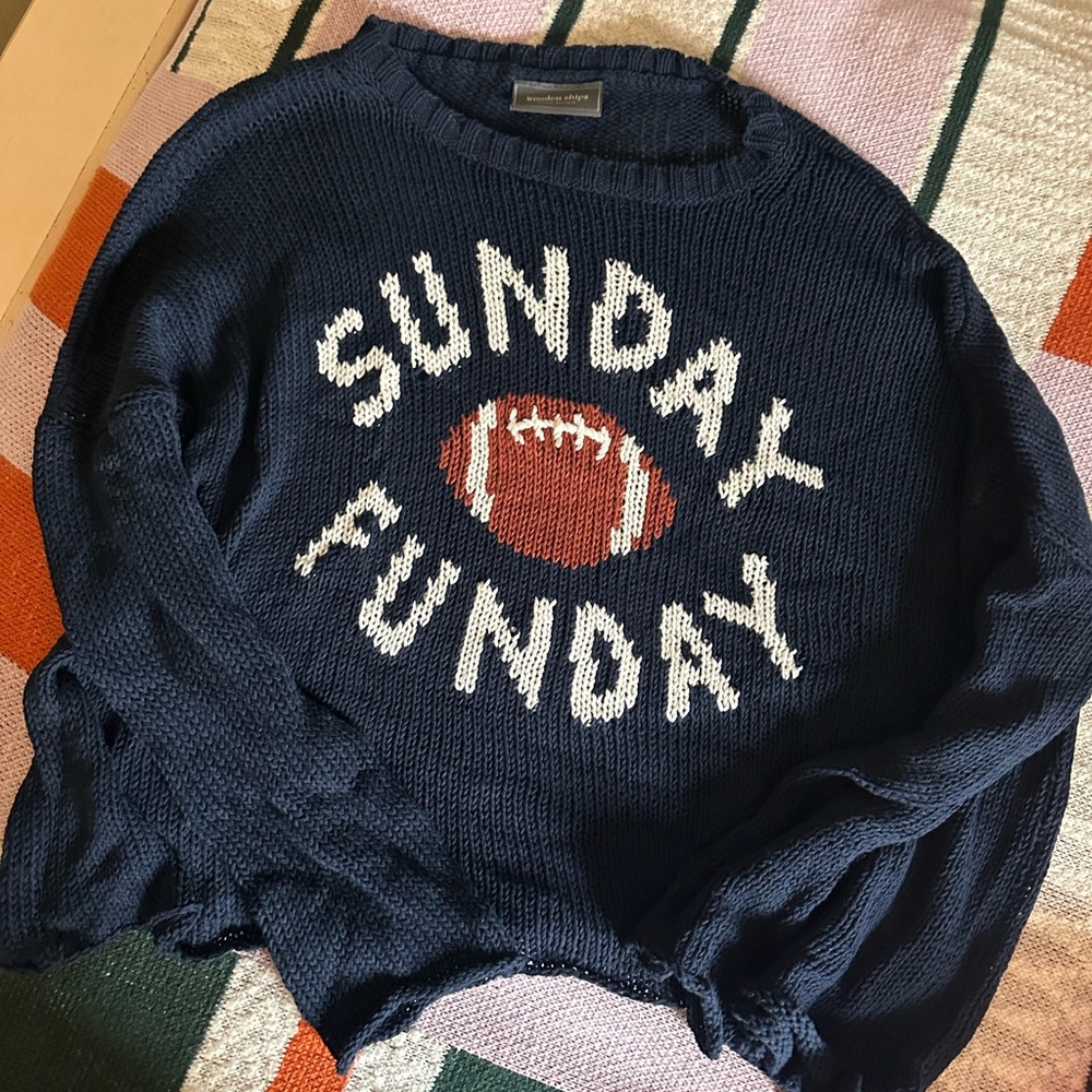 Sunday Funday Wooden Ships Sweater